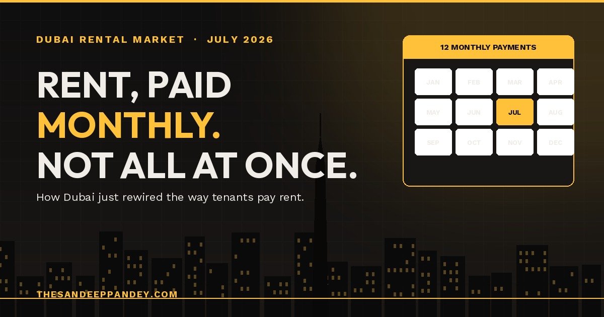 Dubai Flexi Rent scheme — tenants can now pay rent monthly