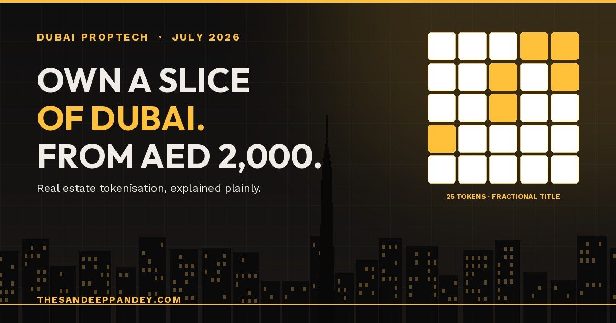 Dubai real estate tokenisation — own a fraction of a property from AED 2,000